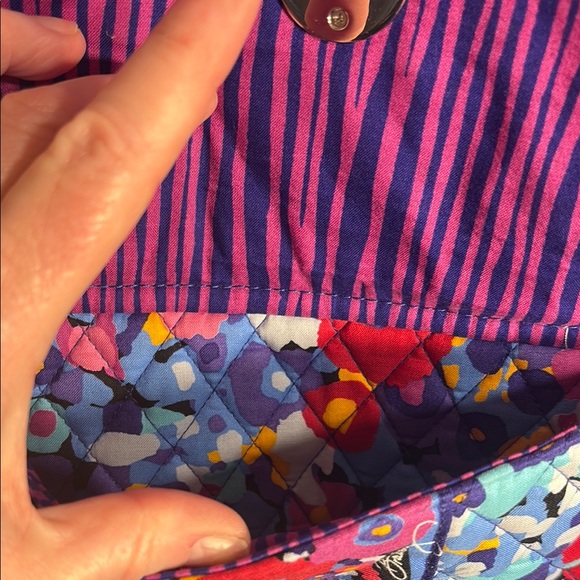 Vera Bradley Colorful Floral Bowler Bag EUC - Picture 3 of 12